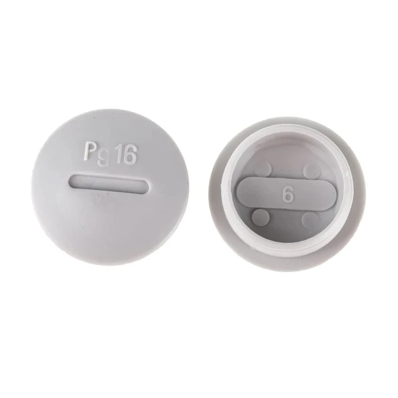 Lapp Cable Gland Blanking Plug, PG16 Thread, Polystyrene Material, 27 mm Diameter, IP54 Rated 52005980