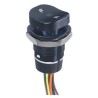 APEM Illuminated SPDT Rocker Switch Panel Mount On-Off-On (On)-Off-(On) FNRCM4FSS2N2X09XXX10