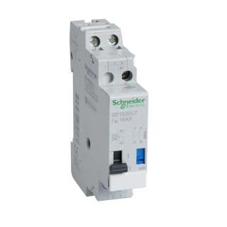 Schneider Electric DIN Rail Power Relay 230V AC Coil, 16A Switching Current, SPST GF1620U7