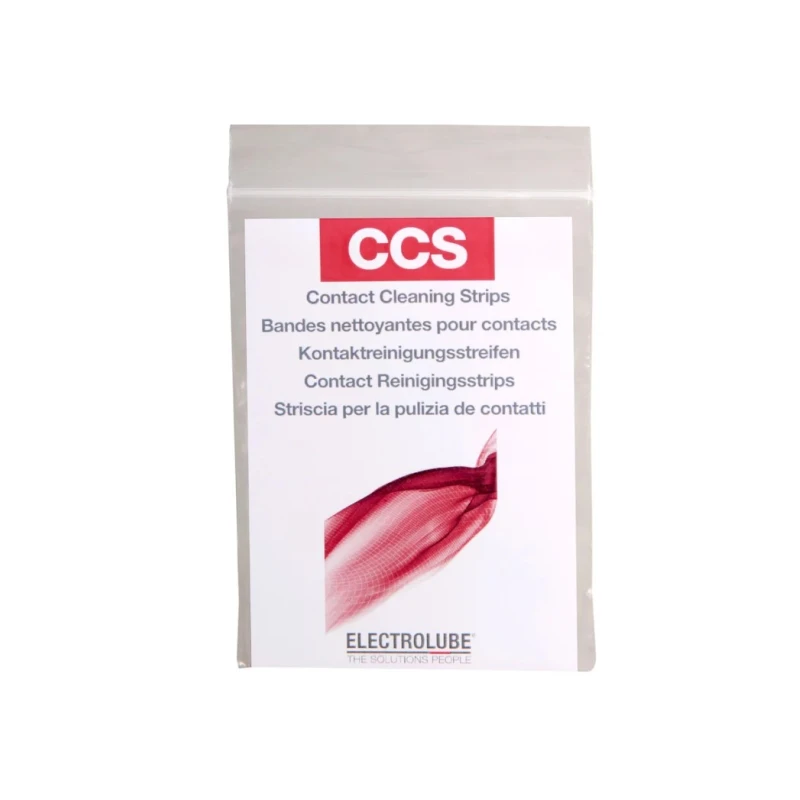 Electrolube Electrical Contact Cleaner CCS Contact Cleaning Strips Pack of 20 CCS020