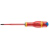 Facom Insulated Screwdriver PZ2 Tip 125mm Blade Polymer Handle Bi-Material Grip VDE 1000V Approved 245mm Overall ATD2X125TVE