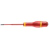 Facom Insulated Screwdriver 100 mm Blade, VDE 1000V Approved, 210 mm Overall AT4X100TVE