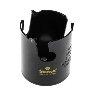 Starrett 57 mm Diameter Steel Drill Bit for Plastic, Plasterboard, Ceramic Wall Tiles, MDF, Wood MPH0214