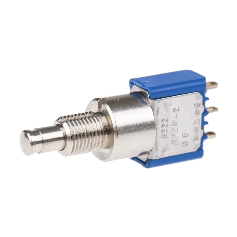RS PRO 8000 Series Miniature Push Button Switch Momentary Panel Mount 6.5 mm Cutout SPDT 125V AC 4A 8632A