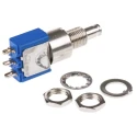 RS PRO 8000 Series Miniature Push Button Switch Momentary Panel Mount 6.5 mm Cutout SPDT 125V AC 4A 8632A
