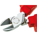 CK Redline Semi-Flush Side Cutter 145mm Overall Length, Steel Jaws, Rubber Grip T3750 145