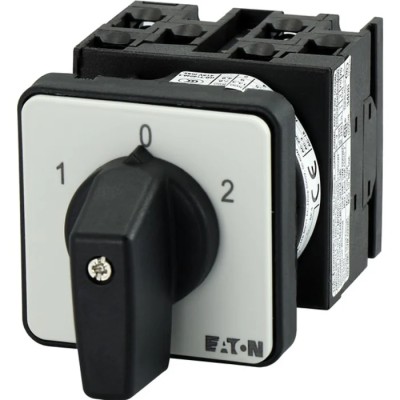 Eaton 3 Position 60° Rotary Actuator, 20A, Flush Mount, IP65, Model 029353 T0-3-8212/E