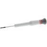 Facom Standard Insulated Screwdriver with 35 mm Chrome Blade, Bi-Material Swivel Head Handle, 117mm Overall Length AEF.1.8X35