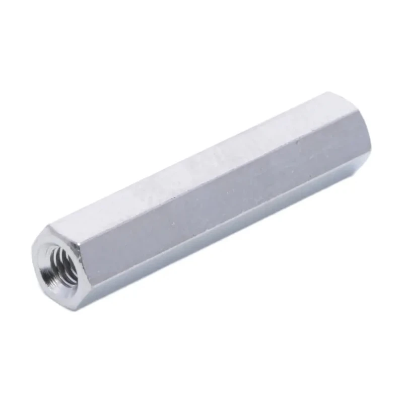 Essentra Brass Hexagonal Standoff M3, 25 mm Length, Nickel Finish, Female/Female Thread 301325040050