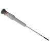 Facom Precision Screwdriver, 75 mm Chrome Blade, 157mm Overall, Insulated Bi-Material Handle AEF.2.5X75