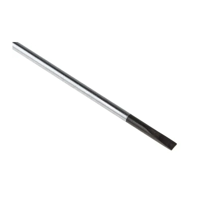 Facom Precision Screwdriver, 75 mm Chrome Blade, 157mm Overall, Insulated Bi-Material Handle AEF.2.5X75
