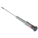 Facom Precision Screwdriver, 75 mm Chrome Blade, 157mm Overall, Insulated Bi-Material Handle AEF.2.5X75