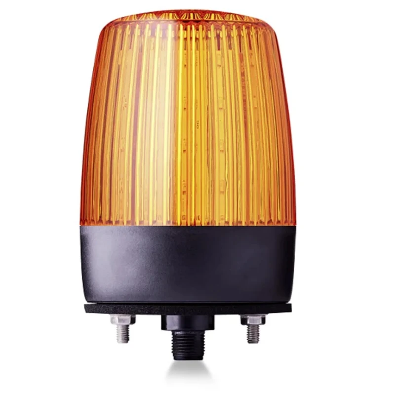 AUER Signal Amber LED Multifunction Beacon 24V AC/DC Strobe Steady Flashing Rotating Vertical Tube PDMC5