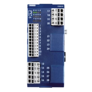Jumo Monitoring Module variTRON Analogue Digital I/O Module DIN Rail Mount 4 I/Os 705010/18-400-36/000