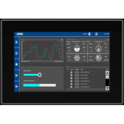 Jumo variTRON eX707 Series HMI Panel 7 in TFT Display 800 x 480 Pixel Germany eX707