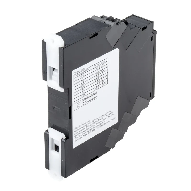 Omron DIN Rail Timer Relay, 4-Contact, DPDT Switch, 24-240 V AC/DC, 0.1 s to 1200 h, 1-Function H3DT