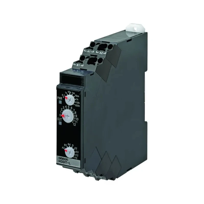 Omron DIN Rail Timer Relay Multifunction 24-240 V AC/DC 2-Contact SPDT 0.1s-1200h H3DT