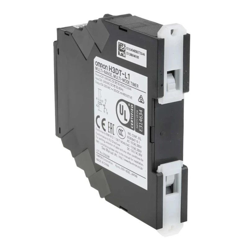 Omron DIN Rail Timer Relay Multifunction 24-240 V AC/DC 2-Contact SPDT 0.1s-1200h H3DT