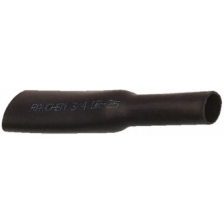 RS PRO TE Connectivity Heat Shrink Tubing Black 25.4 mm Sleeve Diameter x 30 m Length 2:1 Shrink Ratio DR-25-1-0-SP