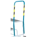 RS PRO Steel Hand Rail for Use with Fort Buttress 2 Tread Steps, Blue, 10 kg 103-8708