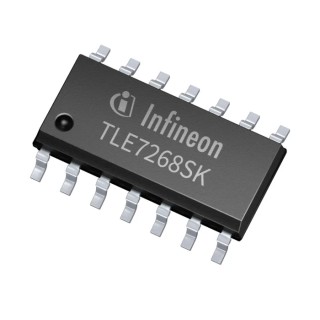 Infineon LIN Transceiver Dual Channel 14-Pin DSO Package 5.5V to 18V Supply TLE7268SKXUMA1