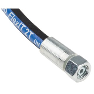 RS PRO Synthetic Rubber Hydraulic Hose Assembly 1.96m Length 400 bar Max Pressure 110-1997
