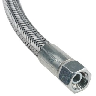 RS PRO 500mm Galvanised Steel Wire Hydraulic Hose Assembly 180 bar Max Pressure 110-2248