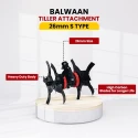 Shop Balwaan 26mm S Type Tiller Attachment Black | Best Price