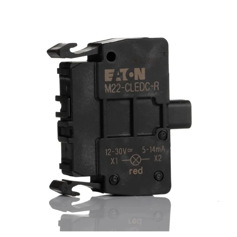 Eaton RMQ Titan M22 Series Light Block LED, Red Illumination, 12 V AC/DC, 30 V AC/DC, Screw Terminal 216573 M22-CLEDC-R