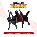 Shop Balwaan 26mm S Type Tiller Attachment Black | Best Price