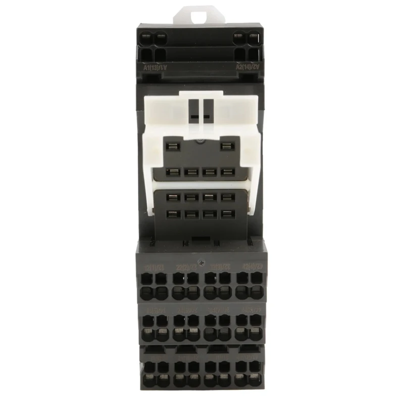 Omron MY4 14 Way 250V AC DIN Rail Relay Socket with Push-in Terminal for MY Series General Purpose Relay PYF-14-PU