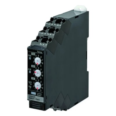 Omron Monitoring Relay SPST DIN Rail Thermocouple Temperature Control 0-999°C 20.4-26.4V DC/AC K8DT-TH1TD