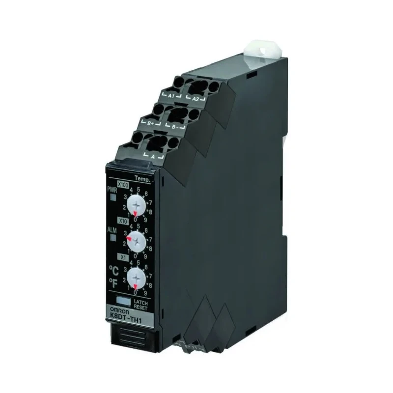 Omron Monitoring Relay SPST DIN Rail Thermocouple Temperature Control 0-999°C 20.4-26.4V DC/AC K8DT-TH1TD