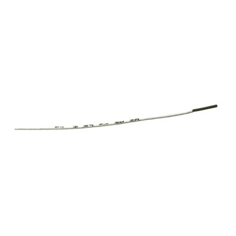 RS PRO White Polyamide Hook Up Wire 10 AWG, 61 x 0.32 mm Strands, 100 m, 600V AC, Max Temp 260°C 111-3149