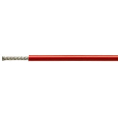 TE Connectivity 100 g Series Red Harsh Environment Wire Polymer Jacket 100 Meters 100G0111-1.50-2