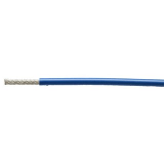 TE Connectivity Blue Equipment Wire 19/0.23 mm, Low Smoke Zero Halogen, 100 m, 100G0111-0.75-6