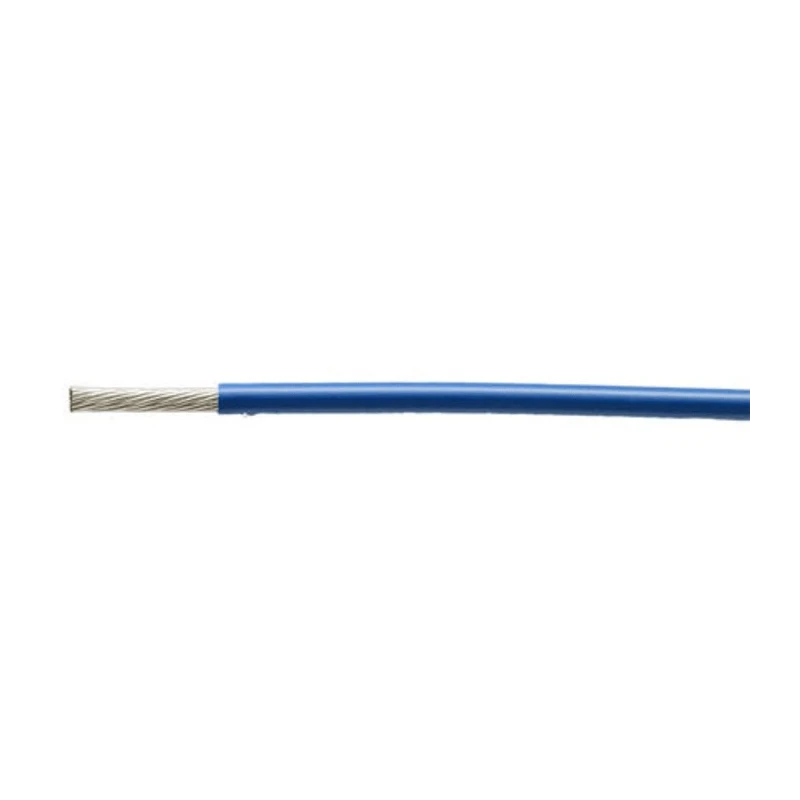 TE Connectivity Blue Equipment Wire 19/0.23 mm, Low Smoke Zero Halogen, 100 m, 100G0111-0.75-6