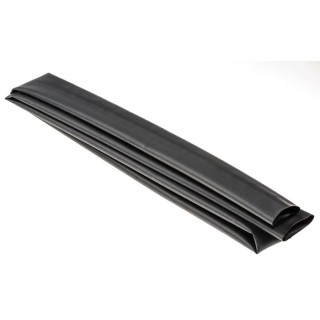 TE Connectivity Heat Shrink Tubing Black 25.4 mm Sleeve Diameter x 1m Length 4:1 Ratio RP-4800-NR1-0
