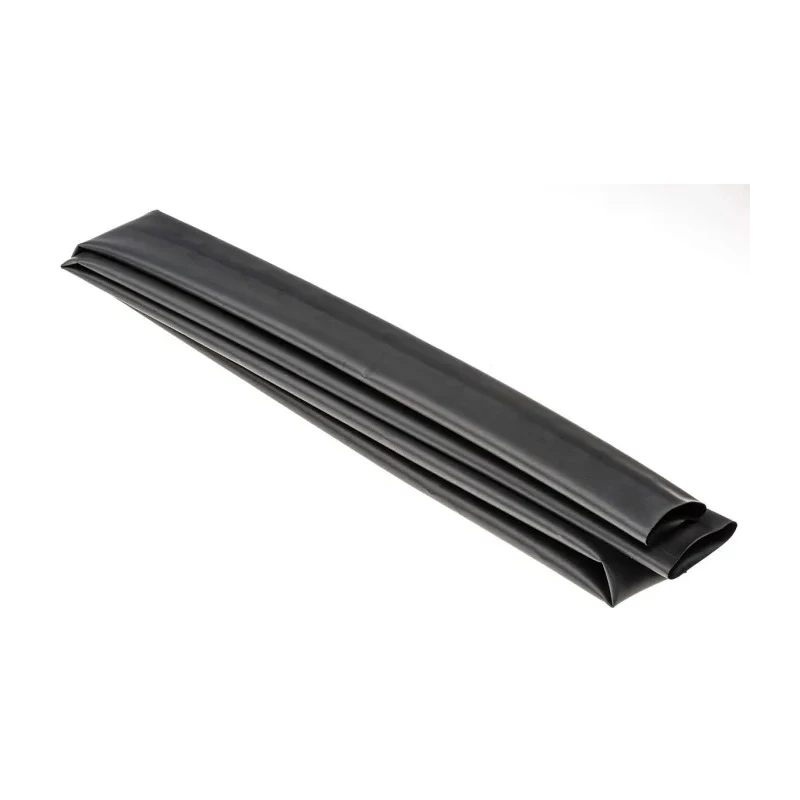TE Connectivity Heat Shrink Tubing Black 25.4 mm Sleeve Diameter x 1m Length 4:1 Ratio RP-4800-NR1-0