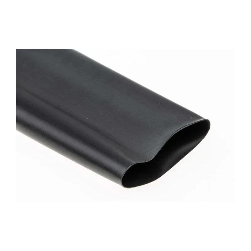 TE Connectivity Heat Shrink Tubing Black 25.4 mm Sleeve Diameter x 1m Length 4:1 Ratio RP-4800-NR1-0