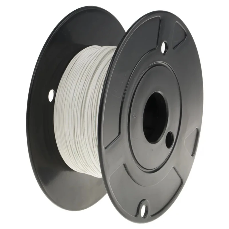 TE Connectivity White Hook Up Wire 22 AWG, 19 x 34 AWG Core Strands, 100m Length, Ethylene M22759/32-22-9