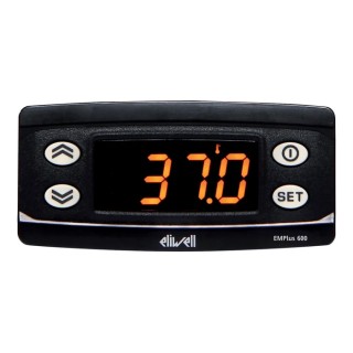 Eliwell EMPlus 600 Panel Mount Temperature Indicator 1 Input 230V ac Temperature Control EMPLUS 600 PT100/TCJ-K 230Vac