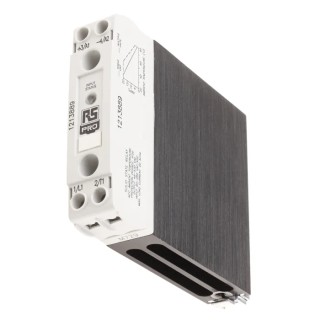 RS PRO Solid State Relay 20 A Load 530 Vrms Maximum Load Voltage DIN Rail Mount SP Contact Screw Terminal 90–280V 121-3889
