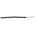 Alpha Wire Hookup Wire PVC Series Black, 16 AWG, 26 x 0.25 mm Core Strands, 3.15 mm Diameter, 30 m Length, 600V 3077 BK005