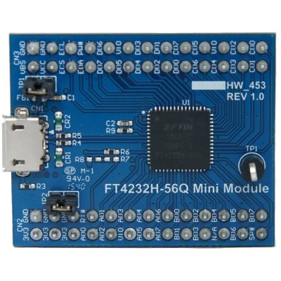 FTDI Chip Mini-Module Evaluation Kit for 76mm Core Tape USB 2.0 Hi-Speed Communication & Wireless FT4232H-56Q MINI MDL
