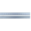 RS PRO 1.2 m Steel Ruler Imperial, Metric Satin Chrome Finish 111-5887