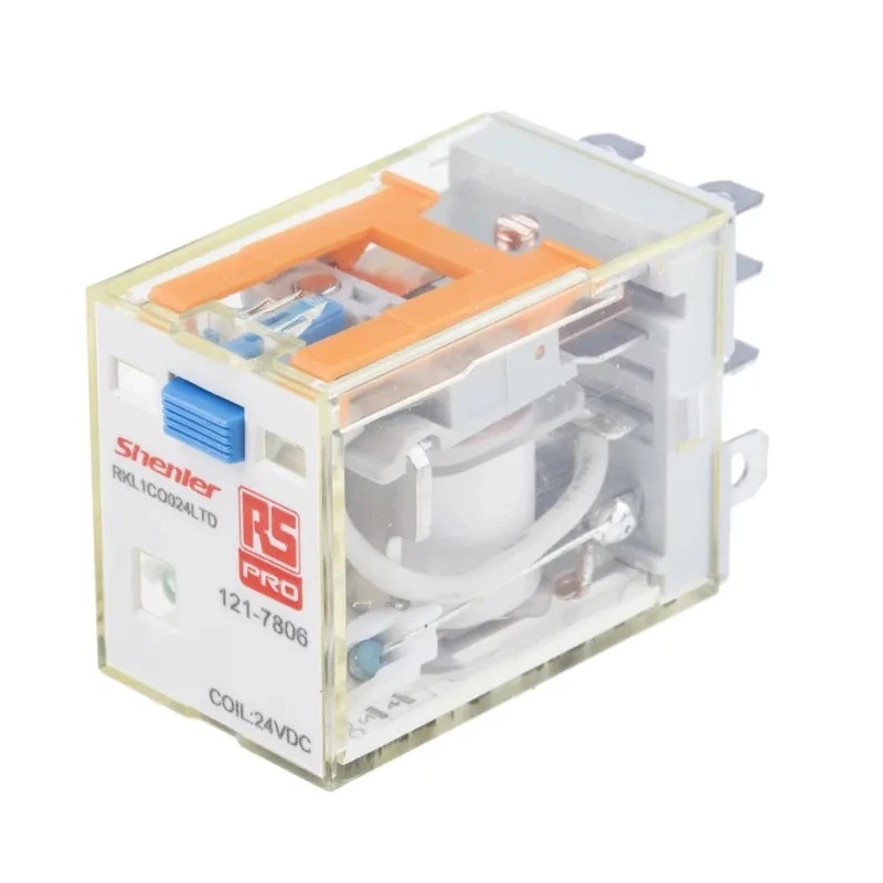 RS PRO Power Relay Single Pole Double Throw SPDT 24V DC Coil 16A Switching Current 480W Coil Power RKL Series 121-7806