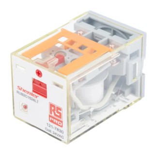 RS PRO Power Relay, 24V ac Coil, 10A Switching Current, DPDT 121-7830