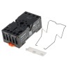 RS PRO 8 Way 300V DIN Rail Relay Socket, Screw Terminal, 12A Current, for Use with RS PRO RUB Relays 121-7839