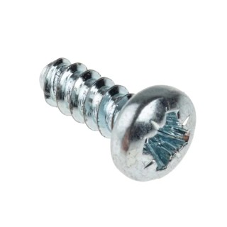 RS PRO Bright Zinc Steel Pan Head Self-Tapping Screw 9 mm 6 117-6664